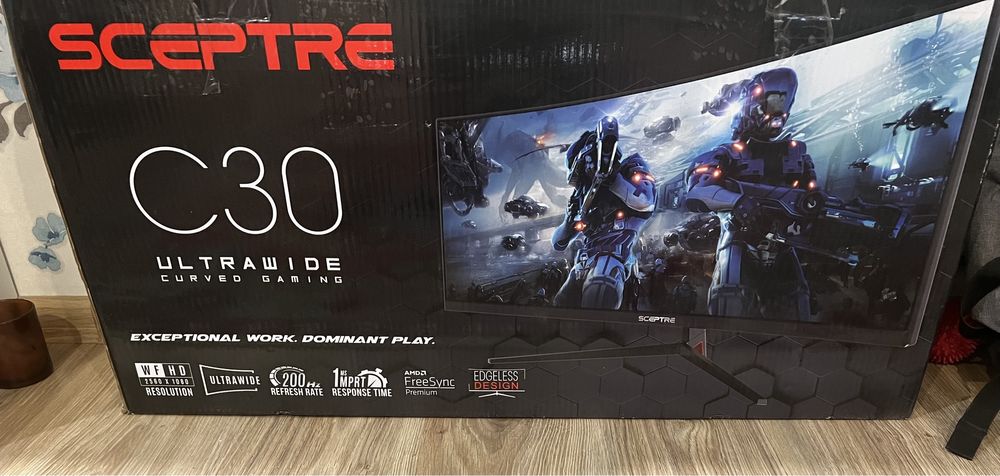 Игровой монитор 200 hz Wide Curved 21:9