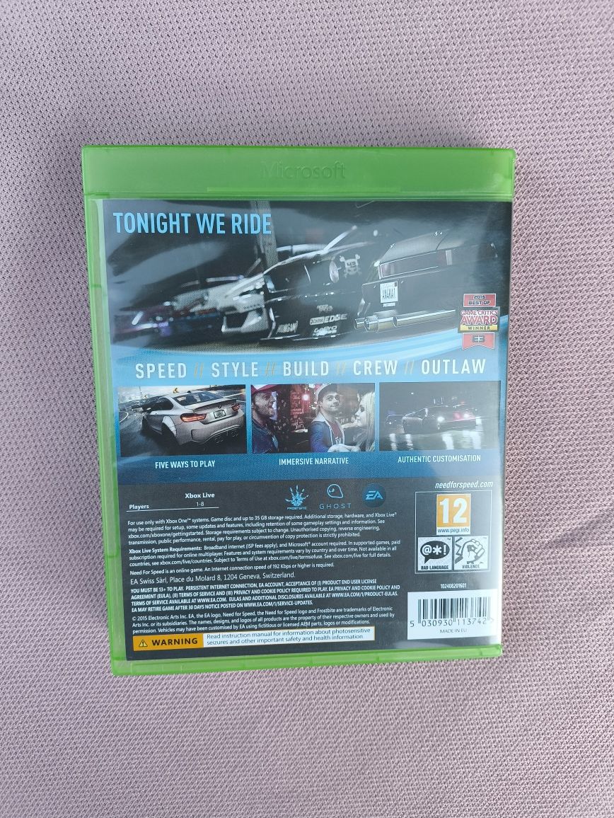 Need for speed Xbox one