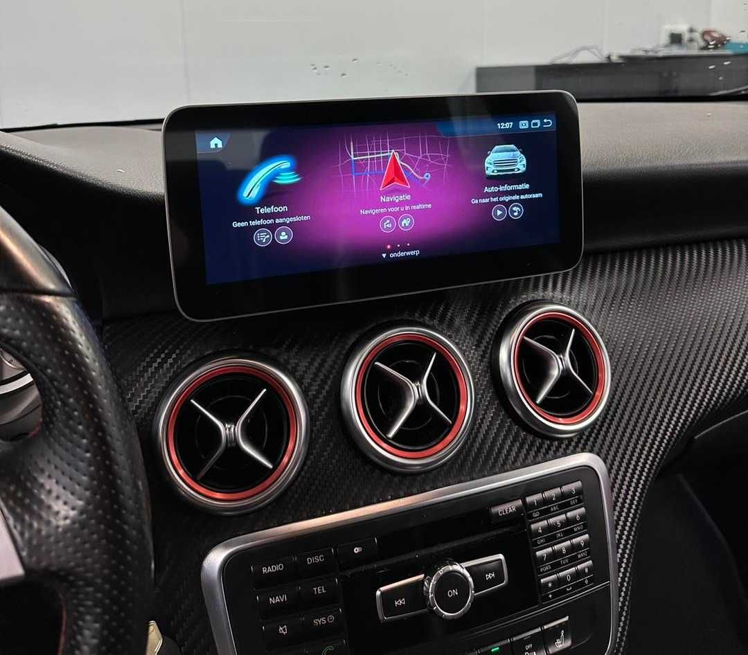 (NOVO) Rádio 2DIN Android 10.25" • Mercedes CLASSE A (W176) • [4+64GB]