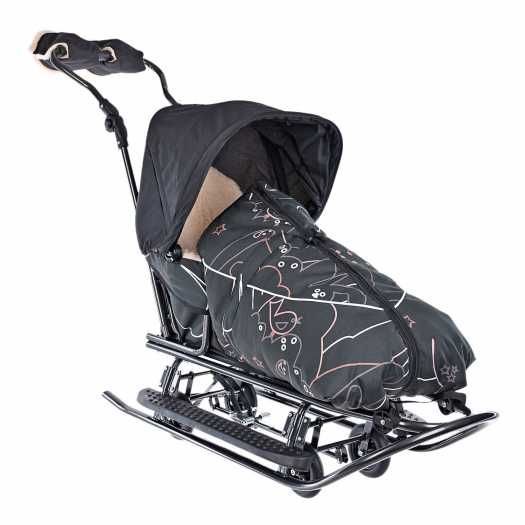 VIP Сани санки на колесах Prampol Delux 7в1 Польща!