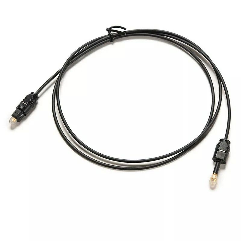 Cabo S/PDIF áudio digital óptico Toslink/mini Toslink 1 metro