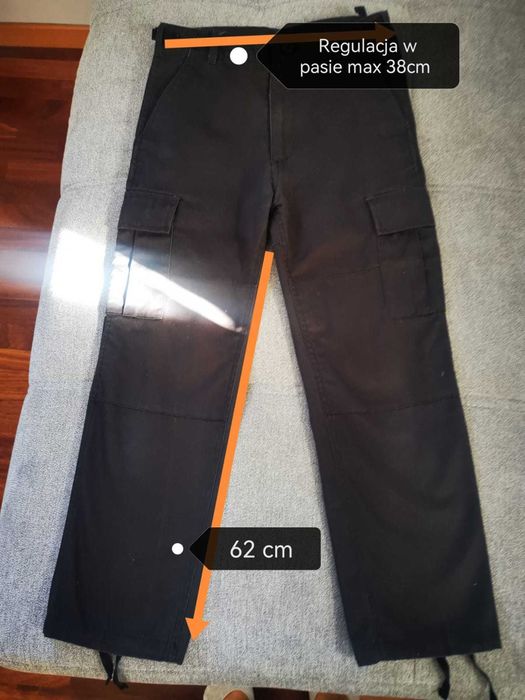 Spodnie od munduru ZHP czarne bojówki