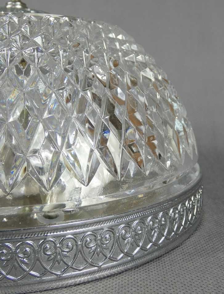 PLAFON srebrny Lampa sufitowa żyrandol 22,5 cm plafoniera