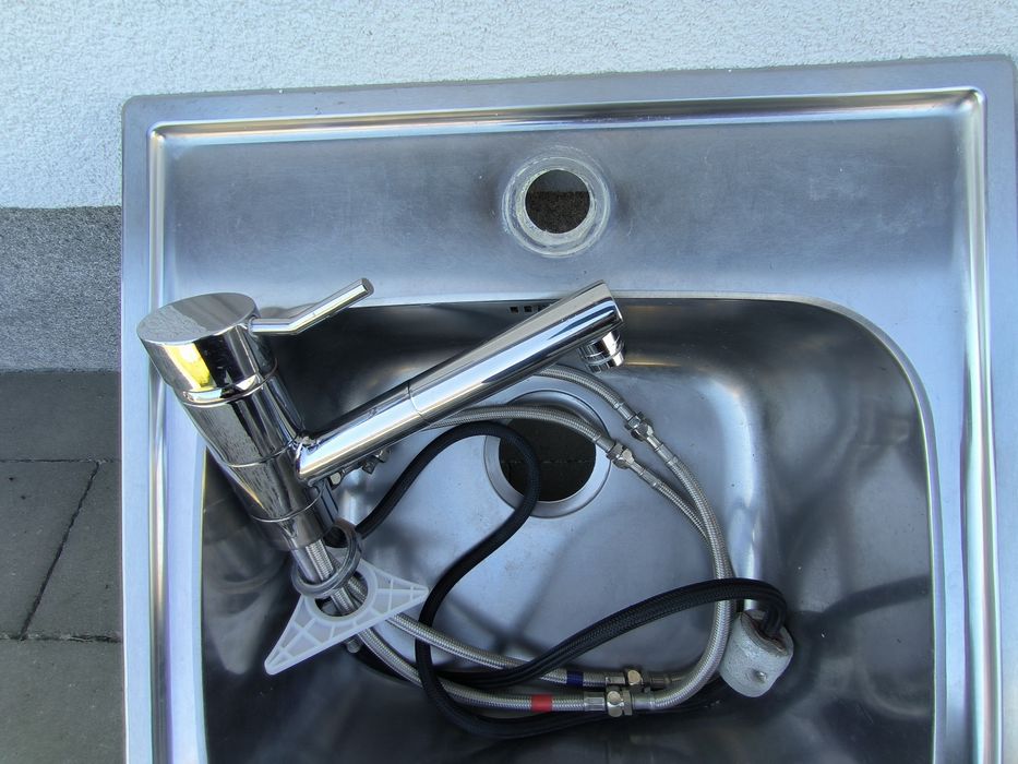 Zlew BOHOLMEN Bateria TÄRNAN Odpływ IKEA komplet do kuchni pralni