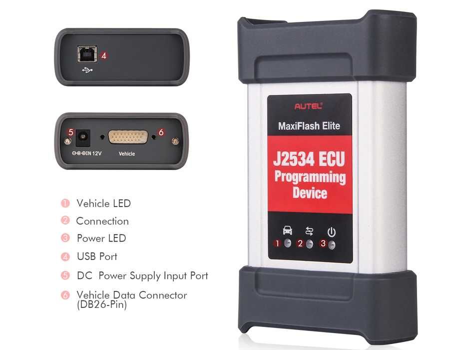 Autel Maxiflash VCI J2534 Maquinas Autel Mk908P MS908P Etc (NOVO)