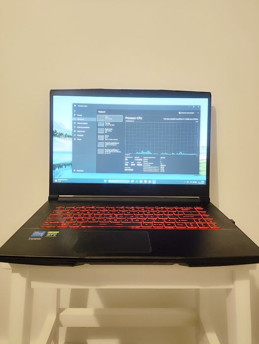 Laptop MSI GF63 Thin • RTX 3050 • i5-11400H • 16GB RAM • 144Hz