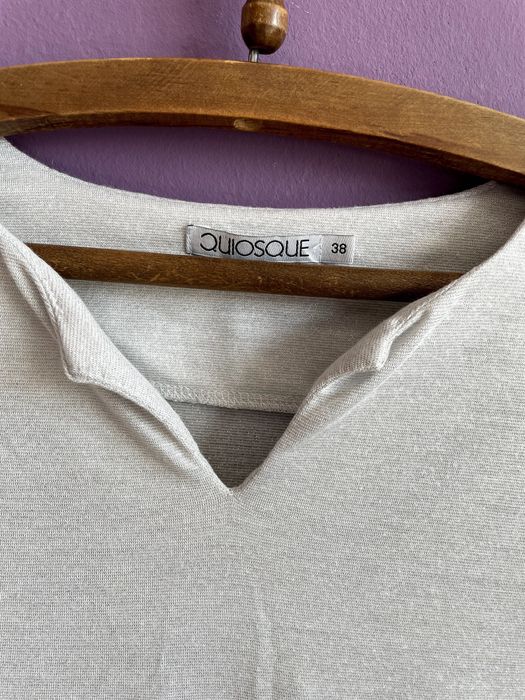 elegancka bluzka koszula błyszczącą metaliczna nitka quiosque 38 M