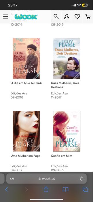 Livros Lesley Pearse