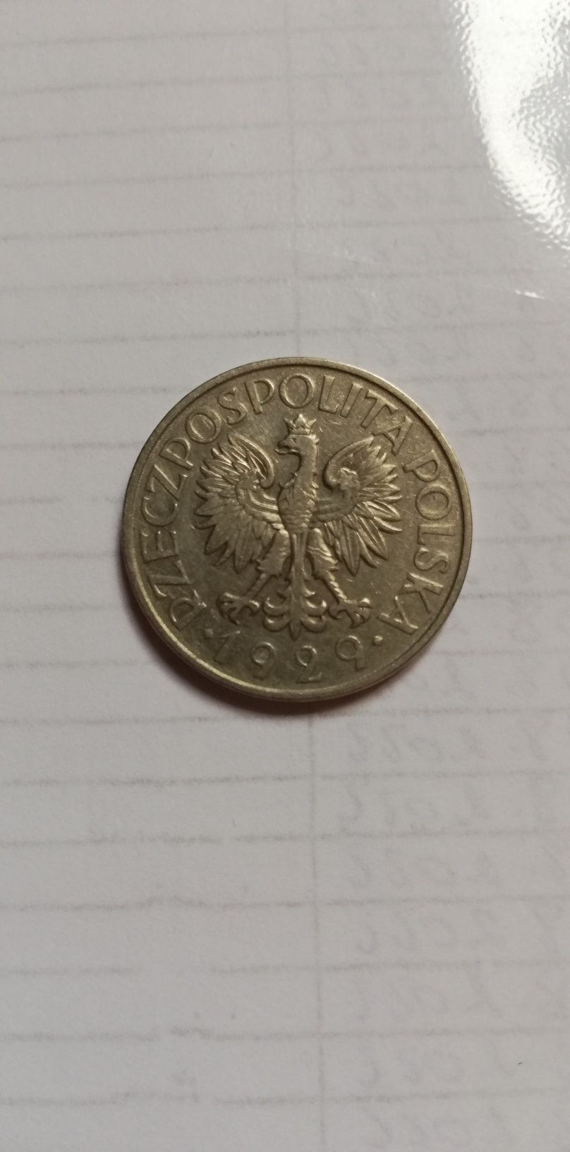 1 złoty z 1929 roku