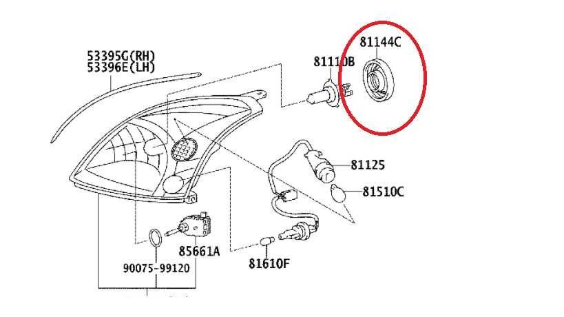 ОРИГИНАЛ Крышка (резинка) фары внутренняя Тойота Прадо (Prado) 120