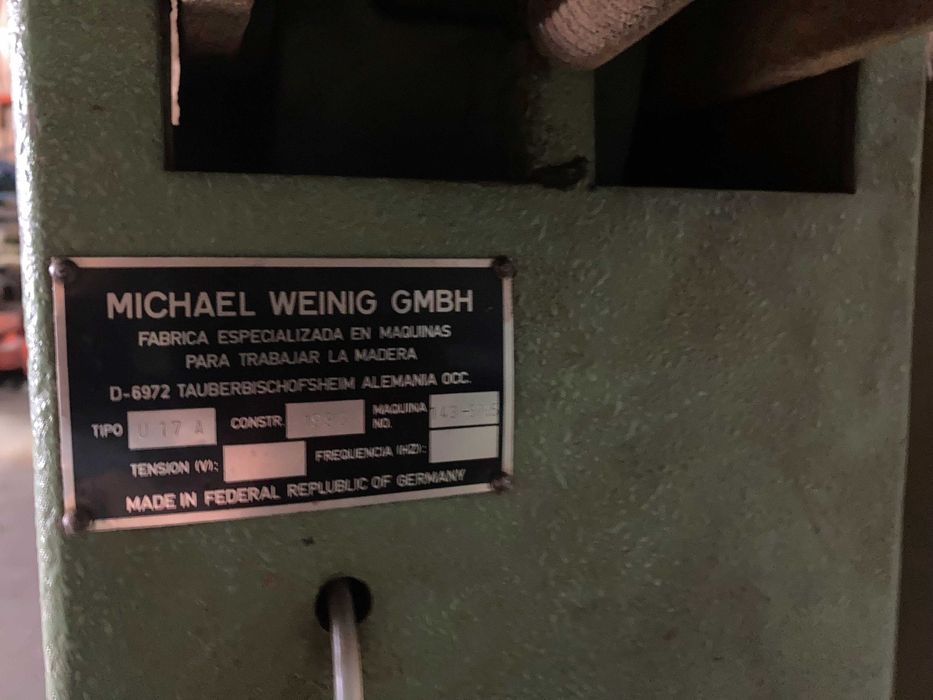 WEINIG UNIMAT 17A - MOLDADORA PLACAS MADEIRA