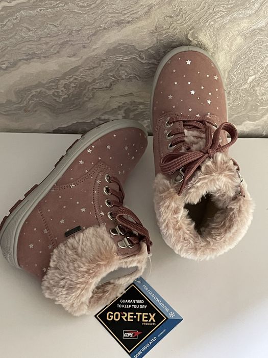 красивые кожаные зимние ботинки Superfit Gore-Tex 28 p