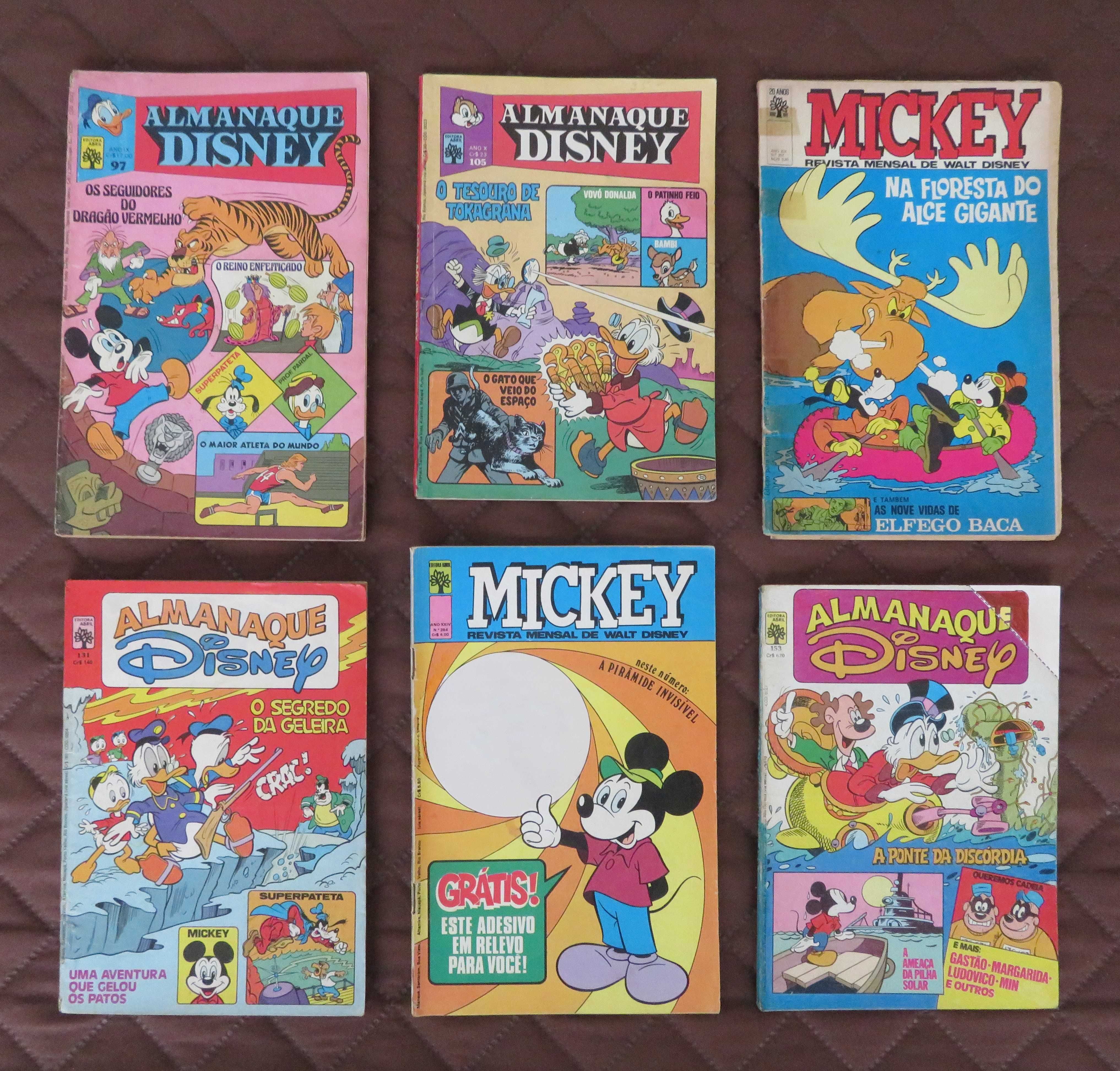 BD - Revistas Antigas DISNEY (Almanaque + Mickey) com OFERTA