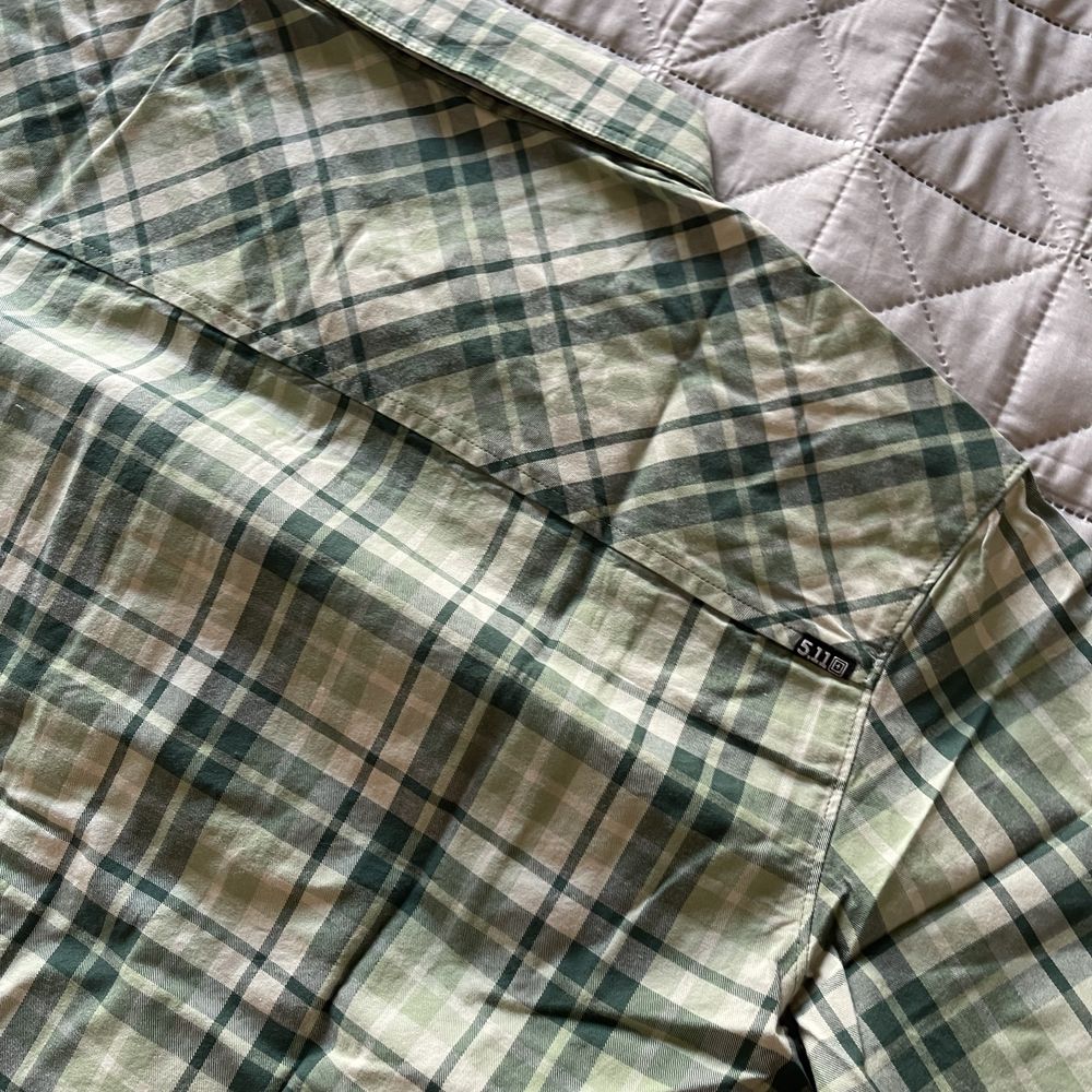 Сорочка 5.11 tactical Gunner Plaid Long Sleeve Shirt розмір L,XL