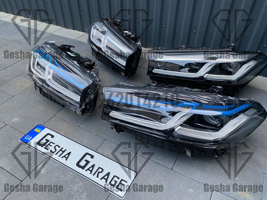 Комплект фар BMW БМВ G30 Г30 рест дорест full led в стиле LCI Laser