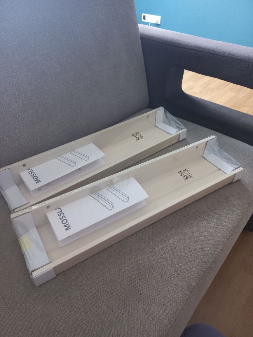 2 półki Ikea Mosslandia 55cm nowe nierozpakowane