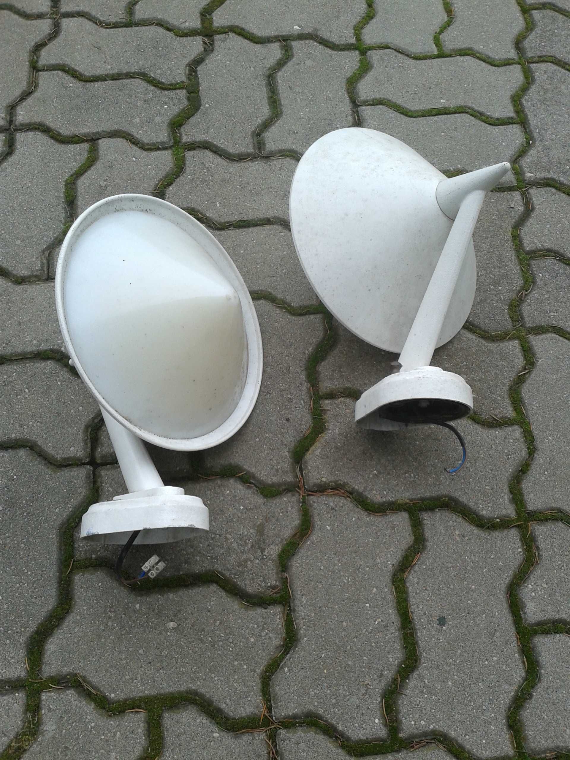 Lampki ogrodowe 4  nierdzewne  LED  z zasilaczem