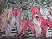 Spodnie legginsy dla dziewczynki ok 86