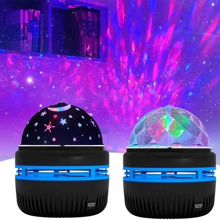 Projektor Star Galaxy - lampka nocna RGB do sypialni i pokoju gier
