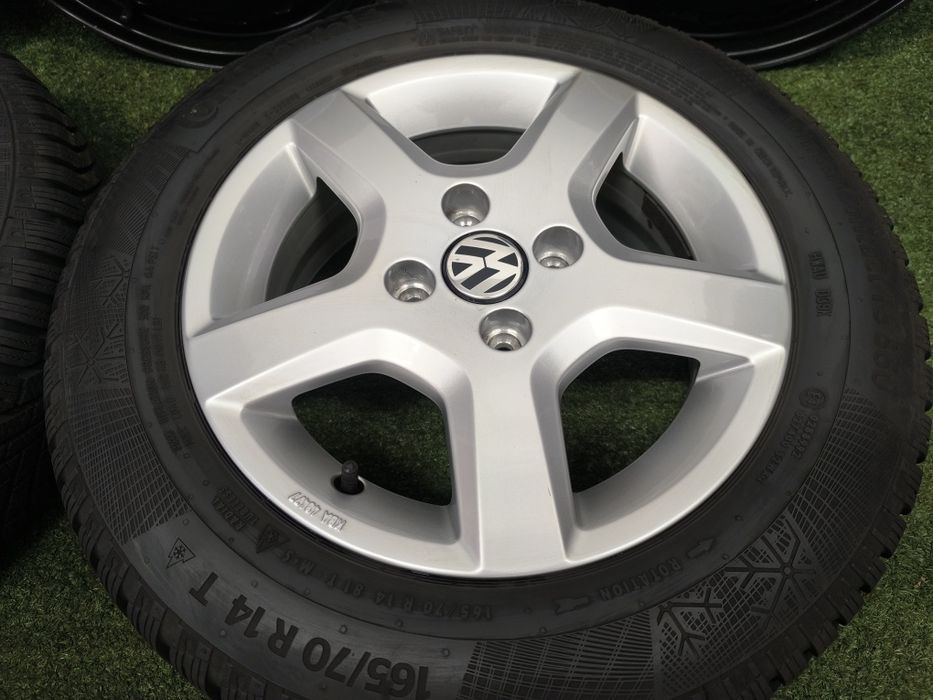 8mm Koła 14" 4x100 et35 opony 165/70/14 VW Up Seat Mi Skoda Citiego