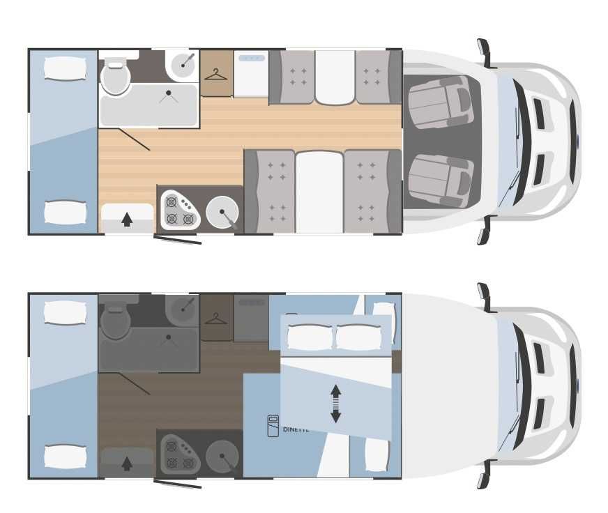 Wynajem kamper / Camper Ford Transit Kilig 79 / Automat / 2025 7 osób!