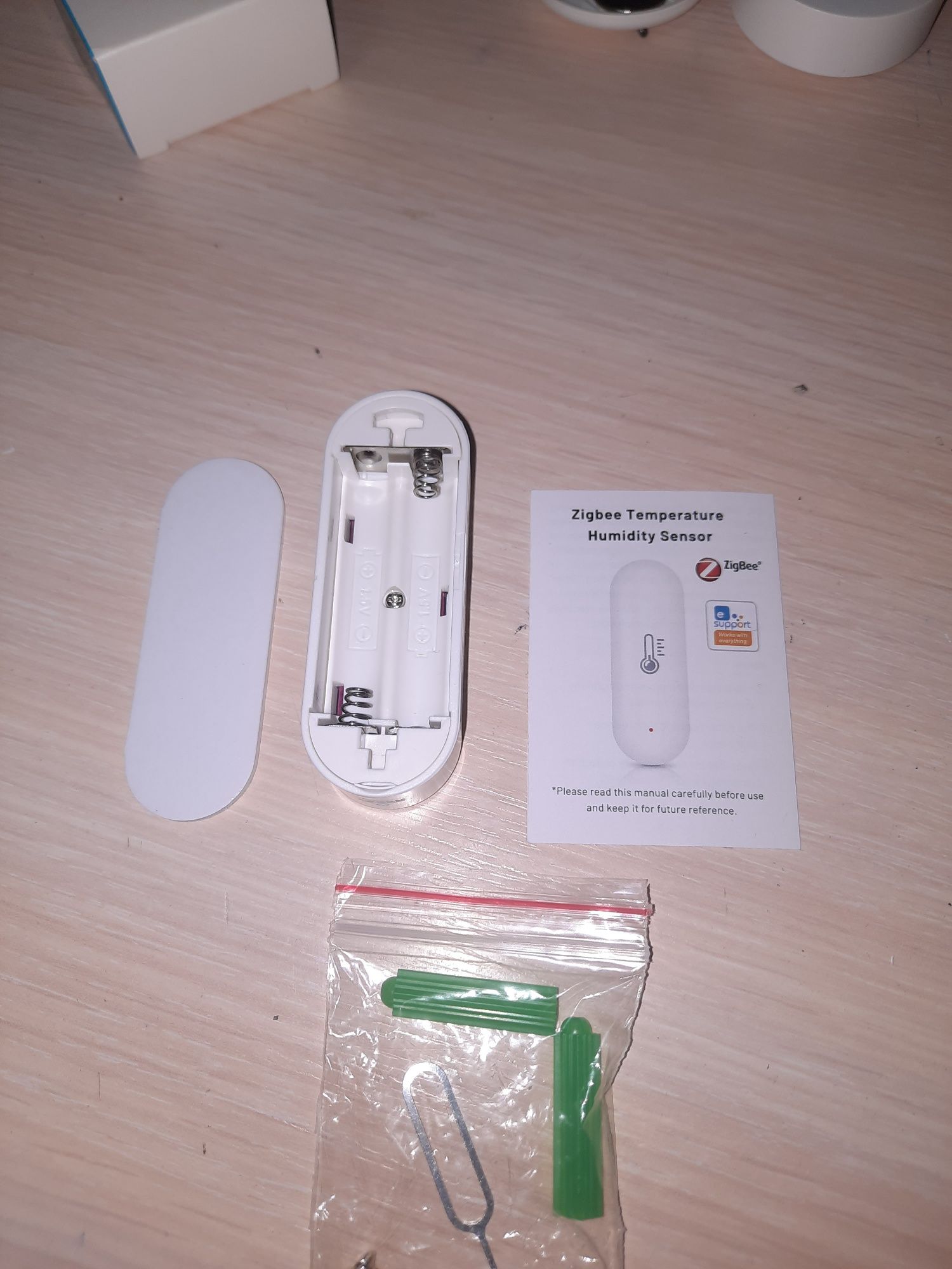 Беспроводной ZigBee датчик температуры и влажности Ewelink, Tuya Smart