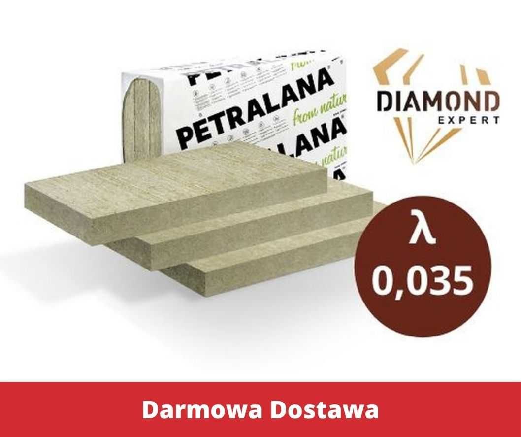 Wełna Mineralna w Rolce 0,035 Mata 15 Poddasza Domy Szkieletowe Mata