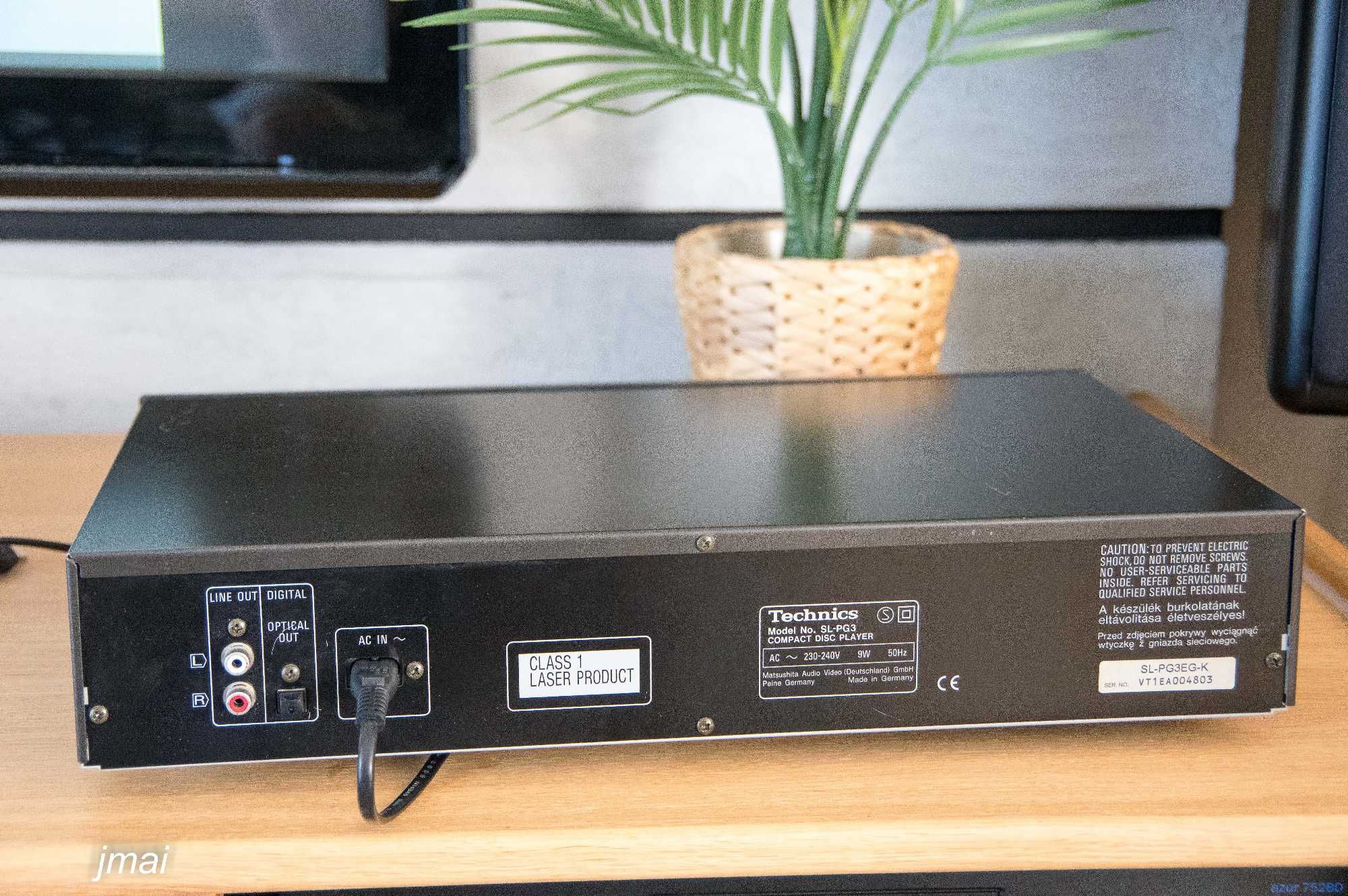 Odtwarzacz CD Technics SL-PG3 domowy z pilotem z polskiego sklepu