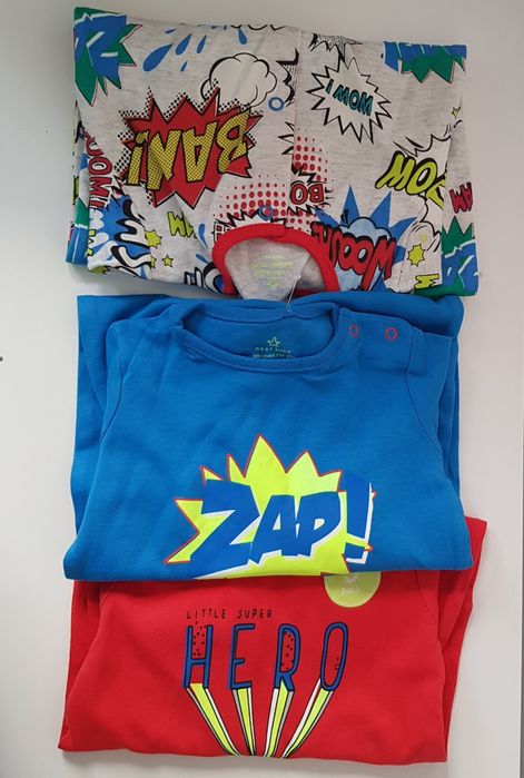 Pajacyki next nowe 3pak r.68