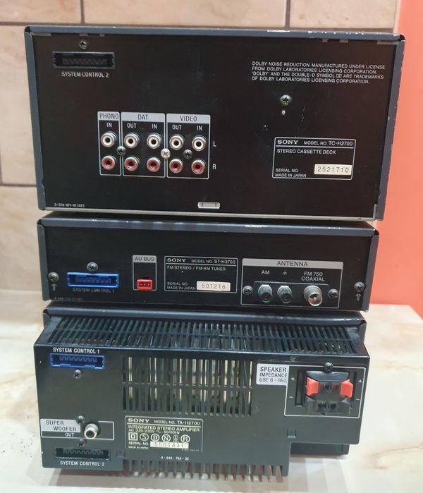 Stare Sony mini wieża