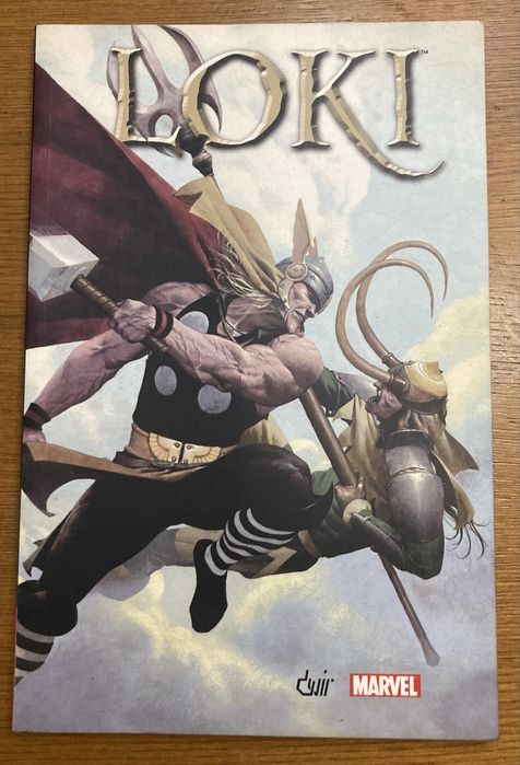 Livro de banda desenhada Loki da Marvel