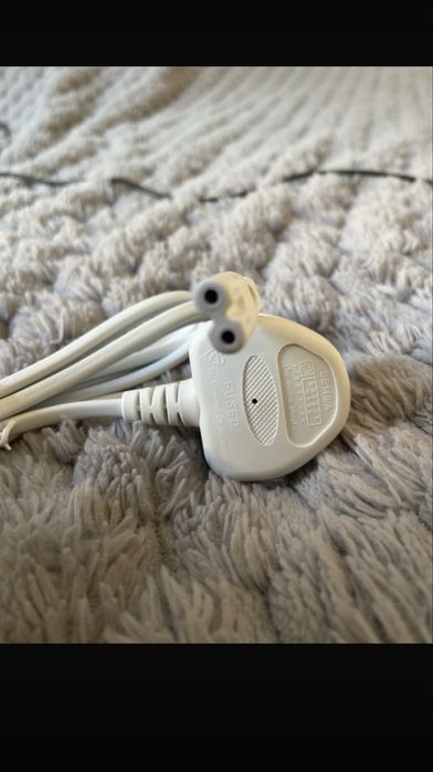 Kabel wtyczka brytyjska biala