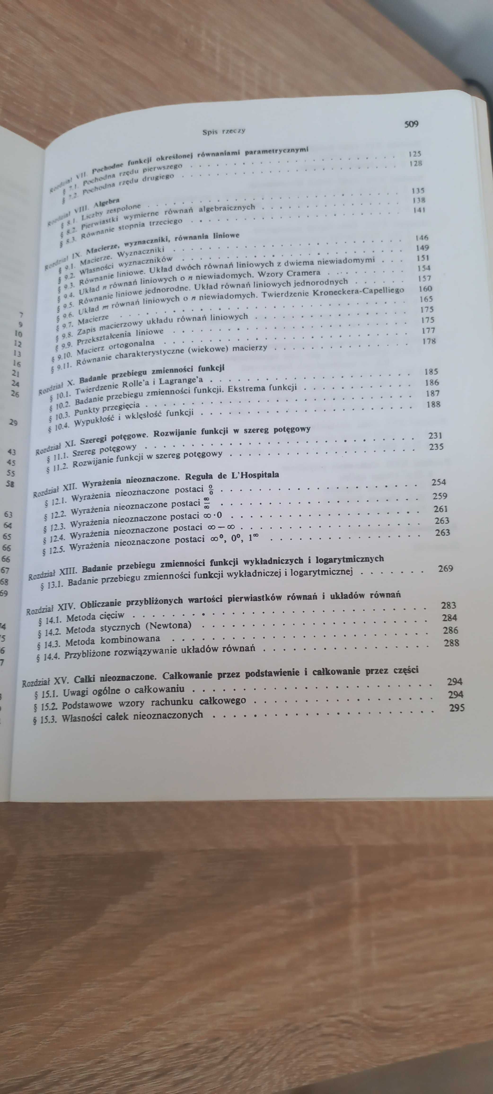 KSIĄŻKA "Matematyka w zadaniach" - część 1 Krysicki, Włodarski