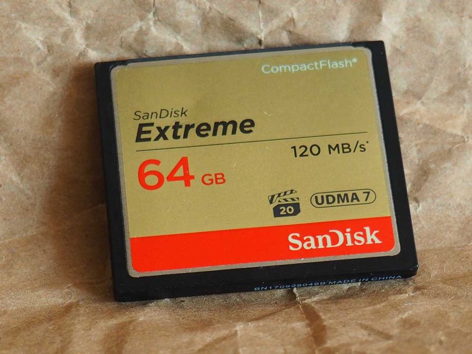 Karta pamięci SanDisk Extreme PRO CF memory card 64GB 120Mb/s