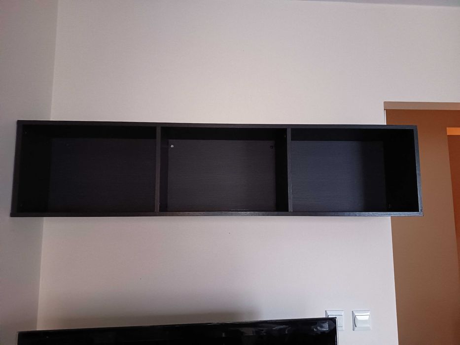 Wisząca  półka brązowa sklejka