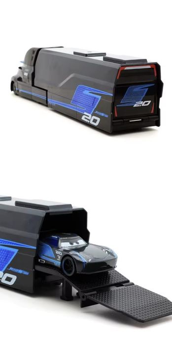 Набір з 2-х машинок з Cars Тачки Трейлер Мак Автовоз Блискавка МакКвін