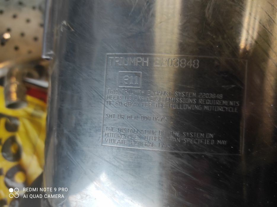 Tłumik wydech triumf