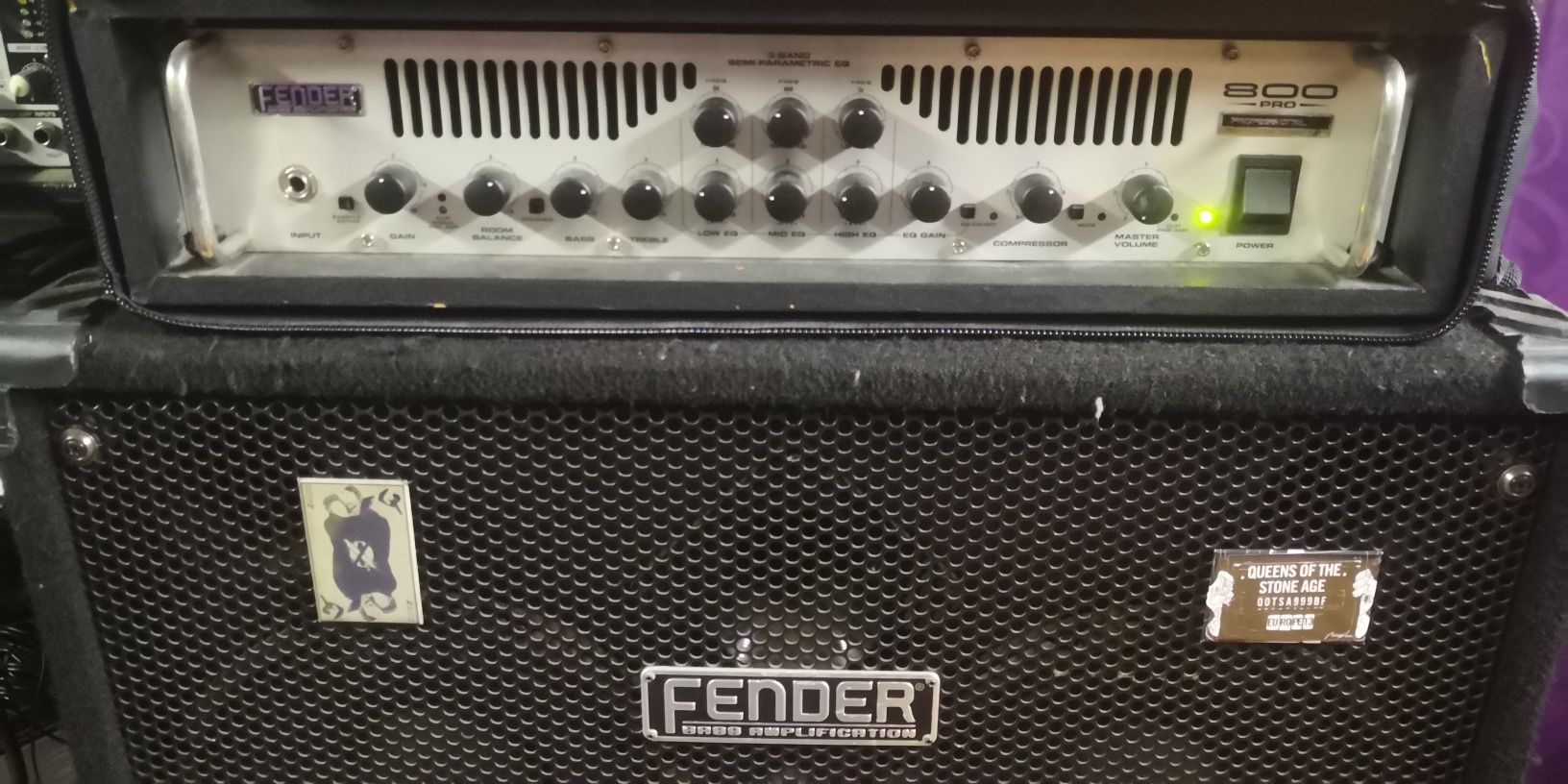 Amplificador p/ Baixo Fender 800Pro
