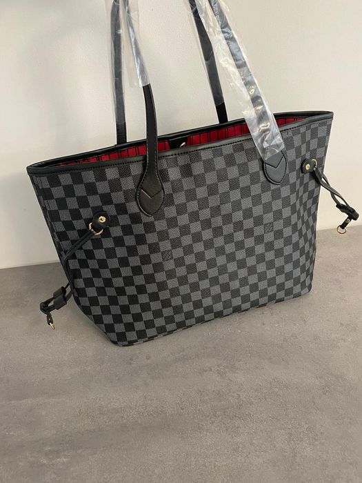 Torebka Louis vuitton Neverfull skórzana premium