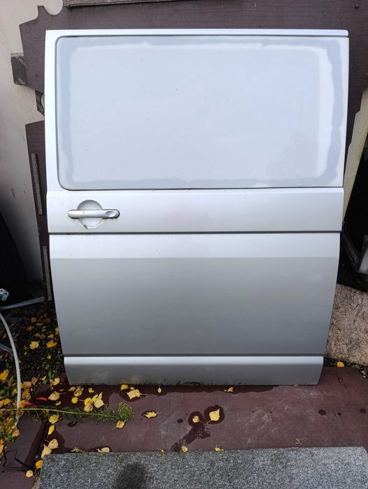 Drzwi przesuwne VW T5 T5 lift T6 lewe srebrne