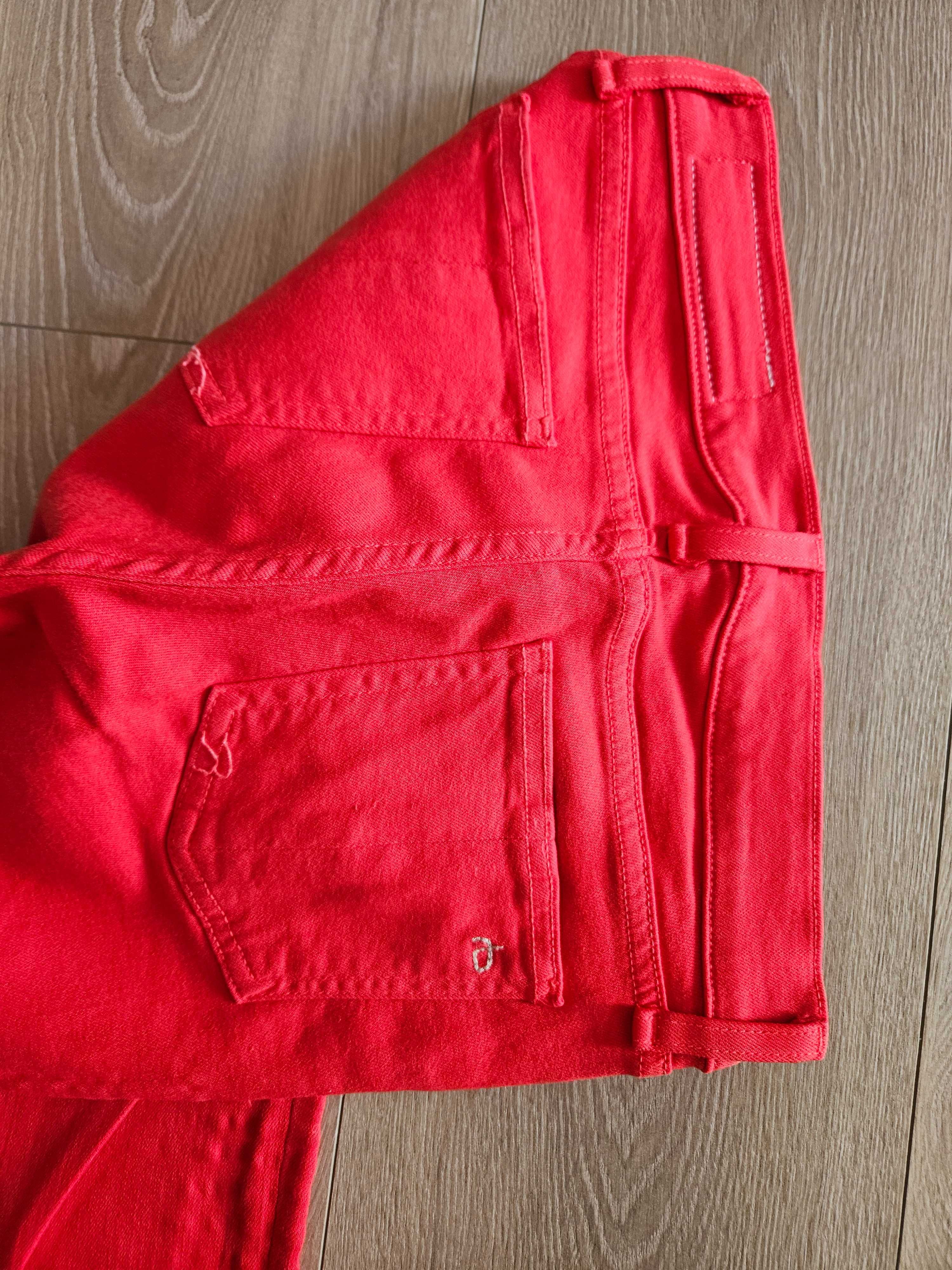Czerwone jeansy Rag & bone roz. XS/S spodnie