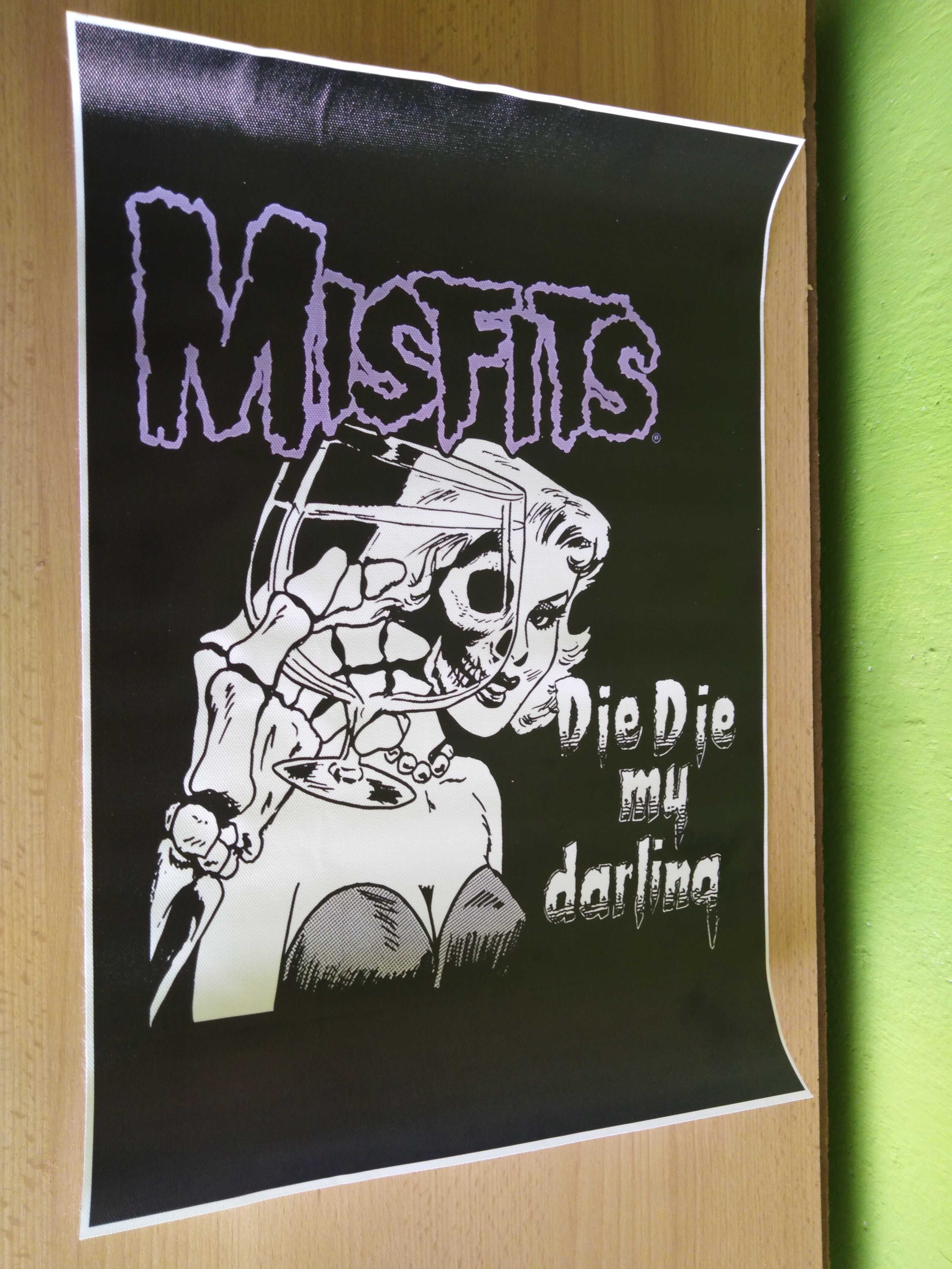 Plakat zespołu muzycznego misfits