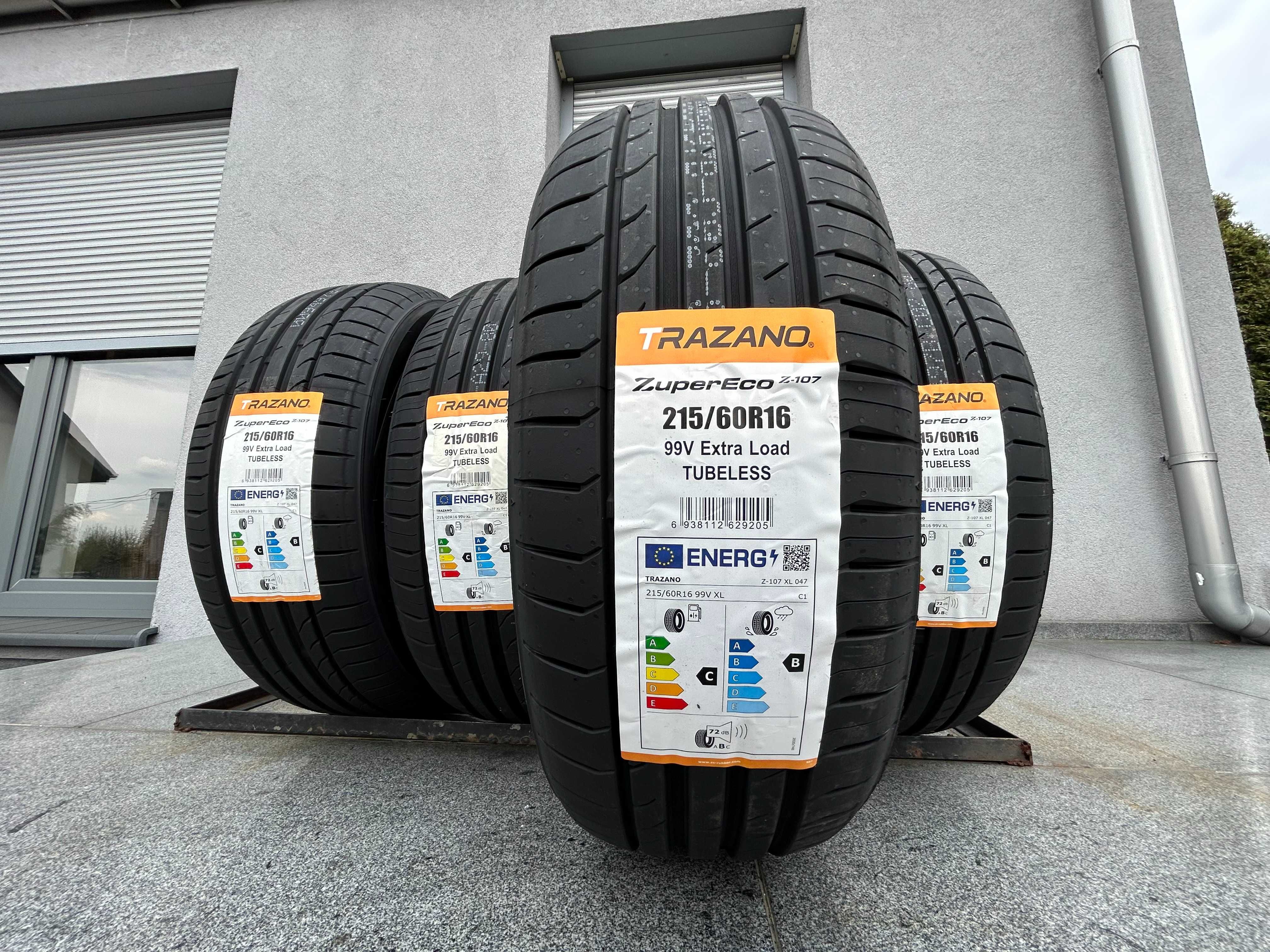 4szt letnie 215/60R16 Trazano Z107 99V XL prod. 2024rok! C,B,72db Gwar