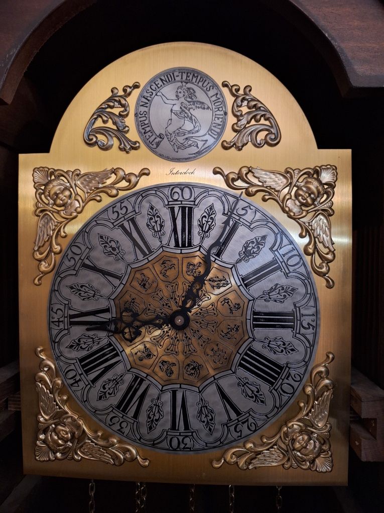 Zegar drewniany 3 wagowy młotowy Jnterclock