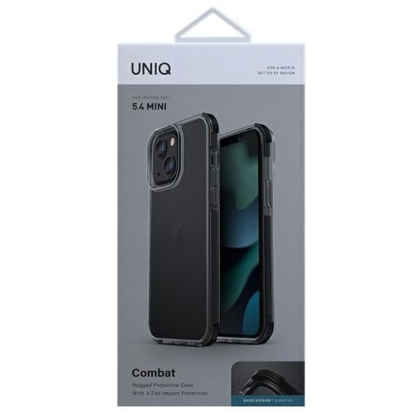 Uniq Etui Combat Iphone 13 Mini 5,4" Czarny/Carbon Black