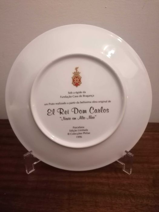 Prato Decorativo “Navio em Alto Mar “