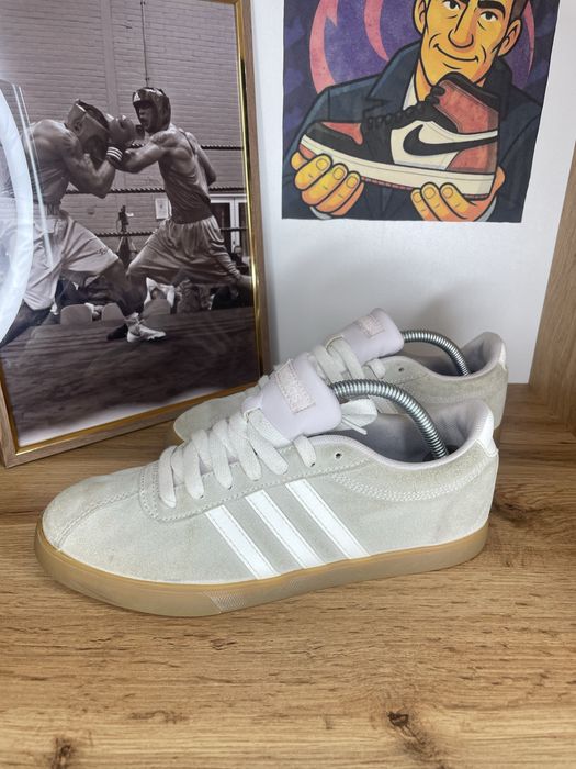 ОРИГІНАЛ‼️Adidas Damen Courtset sneaker grau low B44625