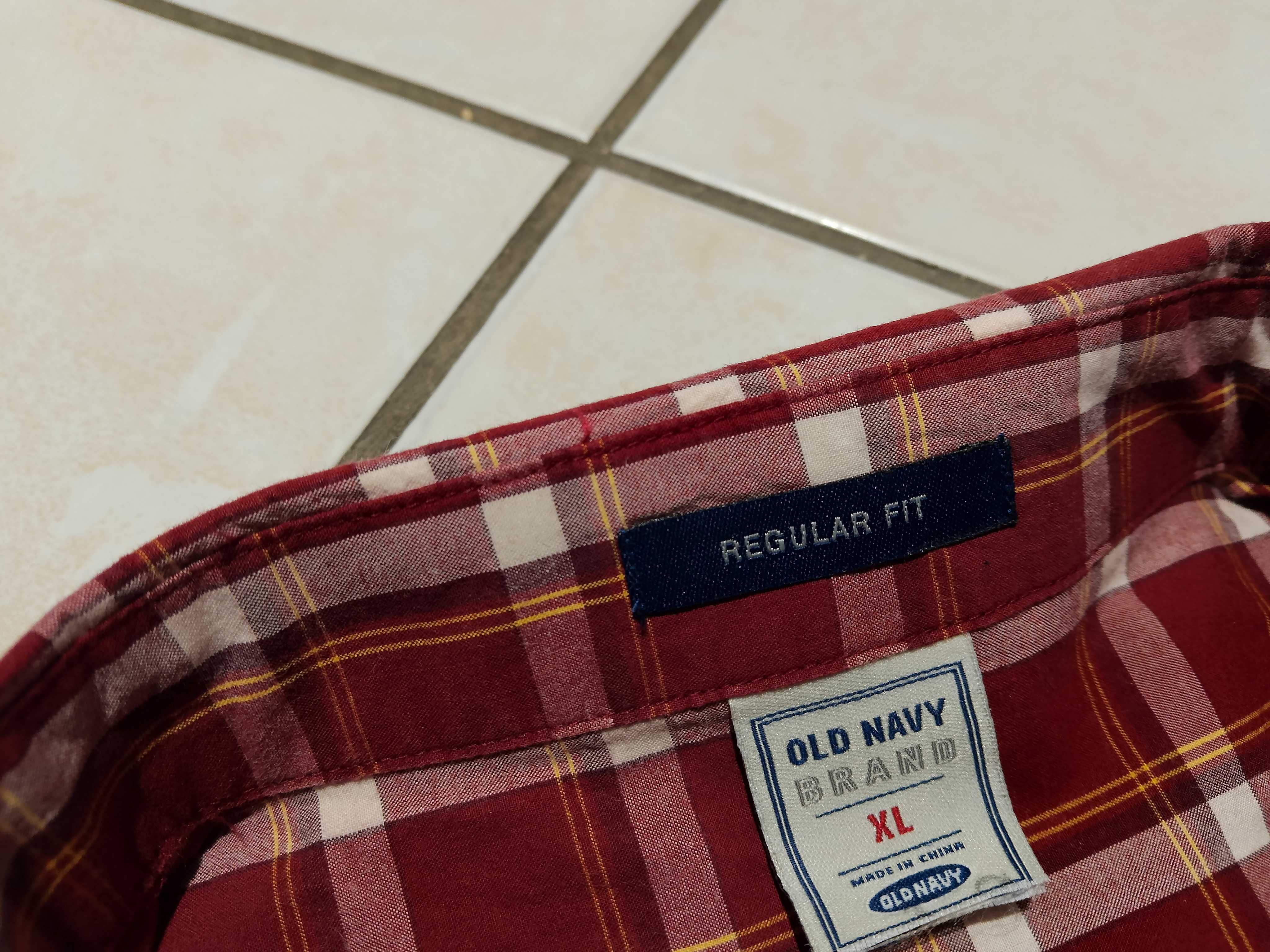OLD NAVY USA - NOWA! Koszula Męska krótki rękaw rozmiar XXXL