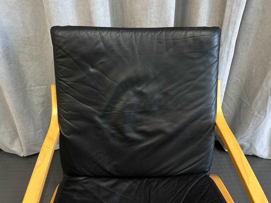 Відпочинкове крісло в скандинавсьому стилі/шкіряне крісло/стілець