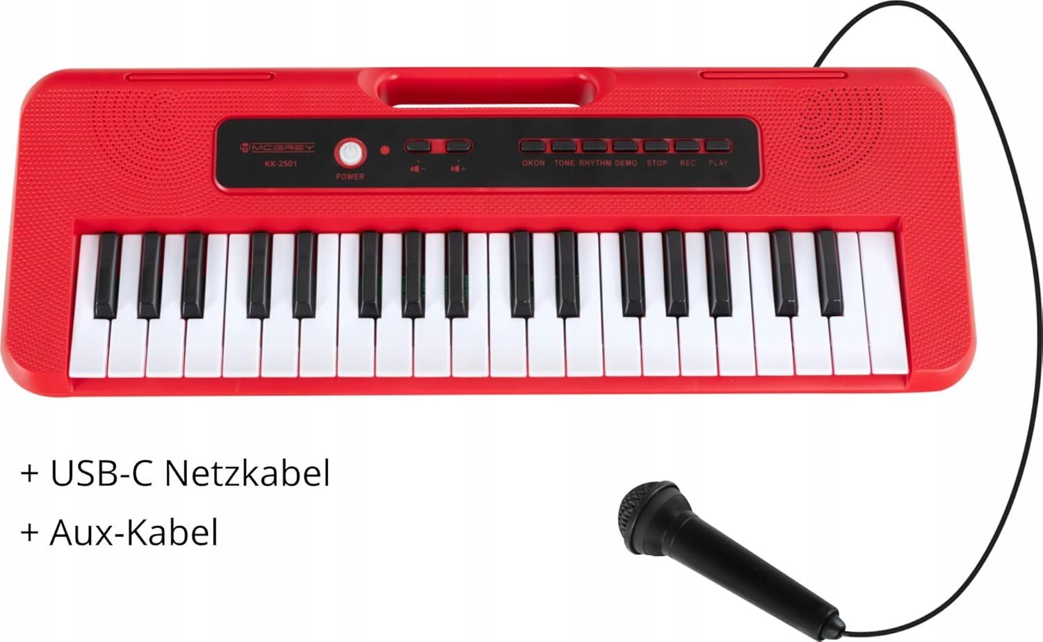 Klawiatura dla dzieci McGrey KK-2501 z mikrofonem